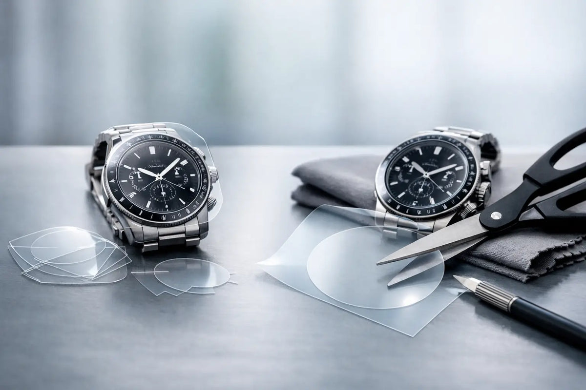 Precut Watch Film vs Universal Film
