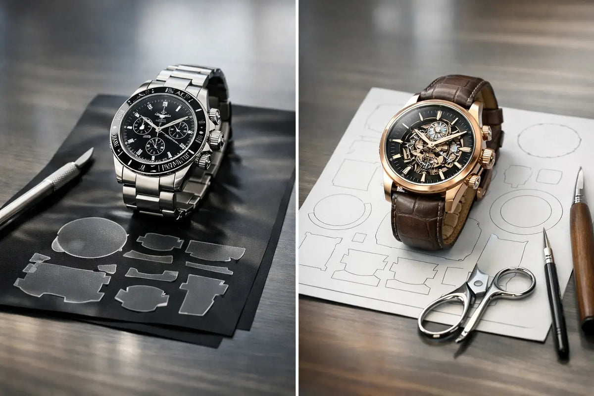 Precut Film vs Custom Templates for Luxury Watches